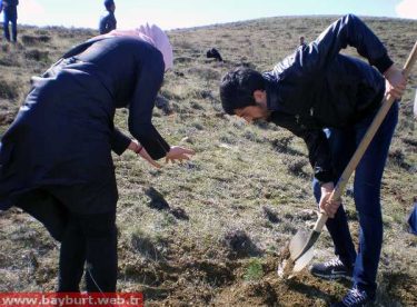 İlahiyat Fakültesi Öğrencilerinden Hatıra Ormanı