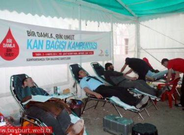 “Bir Damla, Bin Umut” Kan Bağış Kampanyasına Yoğun İlgi