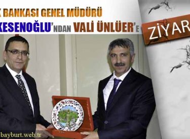 Halk Bankası Genel Müdüründen, Vali Ünlüer’e Ziyaret