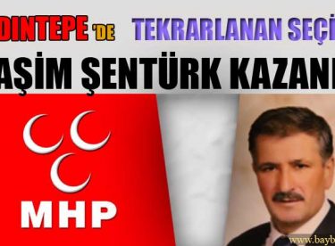 Aydıntepe’de Tekrarlanan Seçimi Haşim Şentürk Kazandı