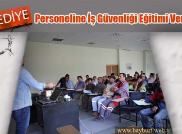 Belediye Personeline İş Güvenliği Eğitimi Verildi