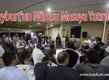 Bayburt’un Nüfusu Masaya Yatırıldı