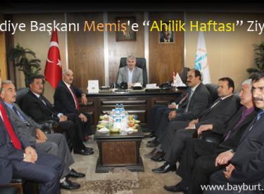 Belediye Başkanı Memiş’e “Ahilik Haftası” Ziyareti