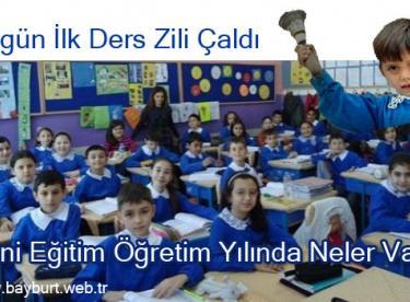 Bugün İlk Ders Zili Çaldı