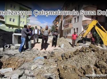 Kanalizasyon Çalışmalarında Sona Doğru
