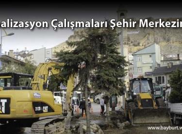 Kanalizasyon Çalışmaları Şehir Merkezinde