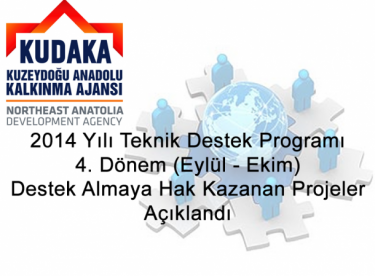 KUDAKA Teknik Destek Programı Projeleri Açıklandı