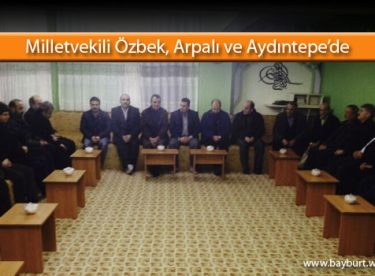 Milletvekili Özbek, Arpalı ve Aydıntepe’de