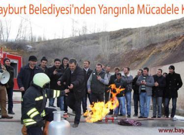 Bayburt Belediyesi’nden Yangınla Mücadele Kursu