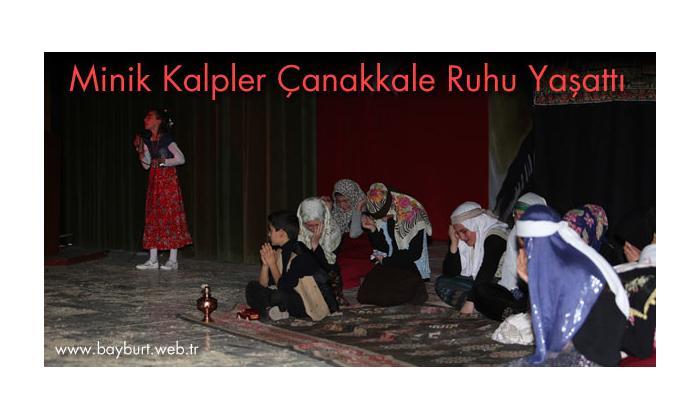Minik Kalpler Çanakkale Ruhu Yaşattı