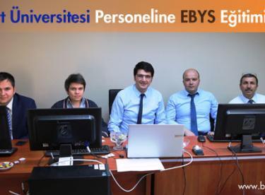 Bayburt Üniversitesi Personeline EBYS Eğitimi verildi
