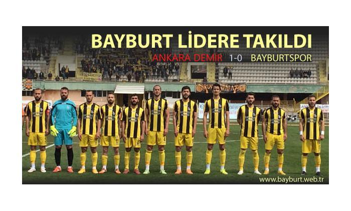 Bayburtspor, Lidere Takıldı