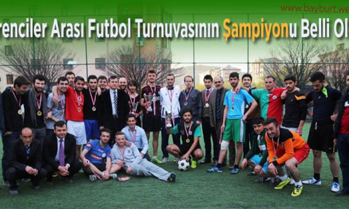 Öğrenciler Arası Futbol Turnuvasının Şampiyonu Belli Oldu