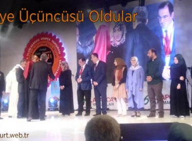 Bayburt Anadolu İmam Hatip Lisesi Türkiye Üçüncüsü Oldu