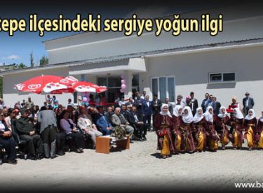 Aydıntepe ilçesindeki sergiye yoğun ilgi