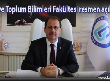 İnsan ve Toplum Bilimleri Fakültesi resmen açıldı