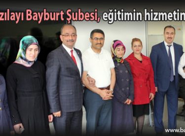 Türk Kızılayı Bayburt Şubesi, eğitimin hizmetinde