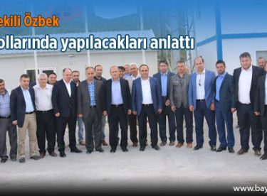 Milletvekili Özbek, Karayollarında yapılacakları anlattı