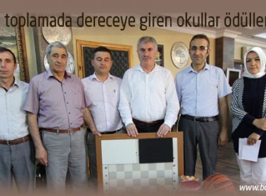 Atık pil toplamada dereceye giren okullar ödüllendirildi