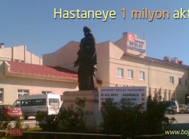 Hastaneye 1 milyon aktarıldı
