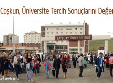 Rektör Coşkun, Üniversite Tercih Sonuçlarını Değerlendirdi