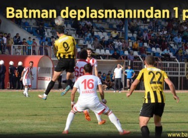 Batman deplasmanından 1 puan