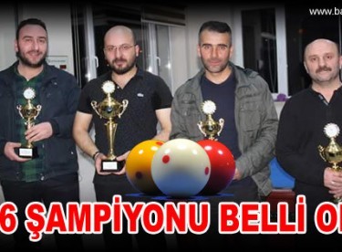 2016 Bayburt Üçbant Bilardo Turnuvası İl Birinciliği