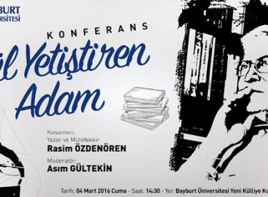 “Gül Yetiştiren Adam” konferansı düzenlenecek