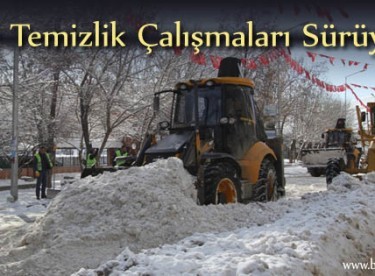 Kar Temizlik Çalışmaları Sürüyor