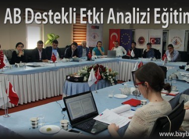 AB Destekli Etki Analizi Eğitimleri