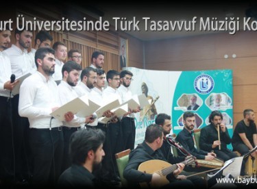 Bayburt Üniversitesinde Türk Tasavvuf Müziği Konseri