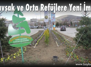 Kavşak ve Orta Refüjlere Yeni İmaj