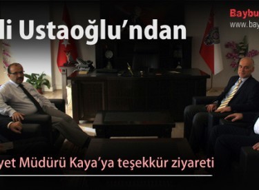 Vali Ustaoğlu’ndan, Emniyet Müdürü Kaya’ya teşekkür