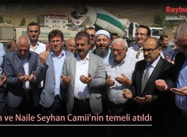 Ekrem ve Naile Seyhan Camii’nin temeli atıldı