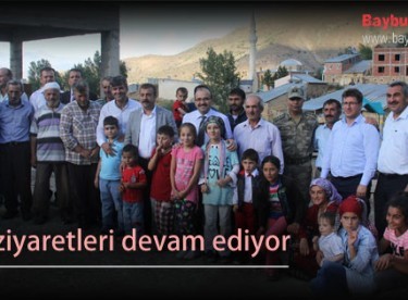 Köy ziyaretleri devam ediyor