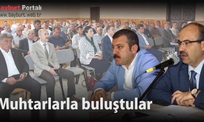 Muhtarlarla buluştular