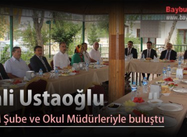 Vali Ustaoğlu, MEM Şube ve Okul Müdürleriyle buluştu
