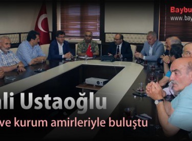 Vali Ustaoğlu, STK temsilcileri ve kurum amirleriyle buluştu