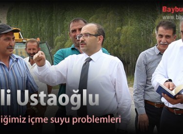 Vali Ustaoğlu, Önceliğimiz içme suyu problemleri