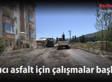 Kalıcı asfalt için çalışmalar başladı