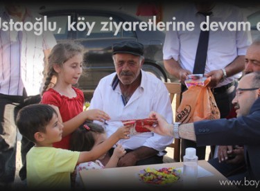 Vali Ustaoğlu, köy ziyaretlerine devam ediyor