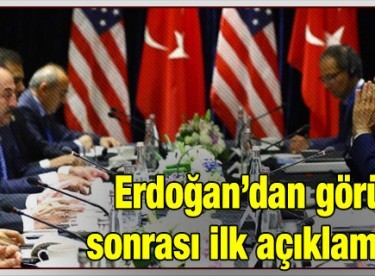 Erdoğan-Obama görüşmesi sonrasında ilk açıklama!
