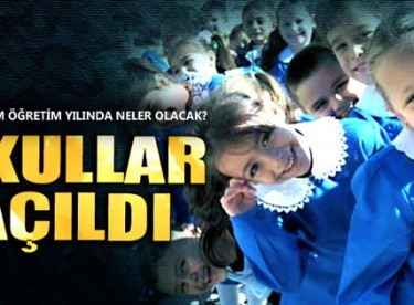 Tatil bitti ve okullar açıldı