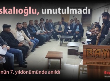 Mustafa Ahıskalıoğlu, unutulmadı