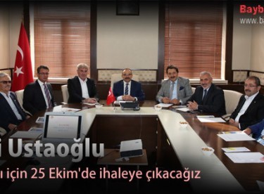 Vali Ustaoğlu, Altyapı için 25 Ekim’de ihaleye çıkacağız