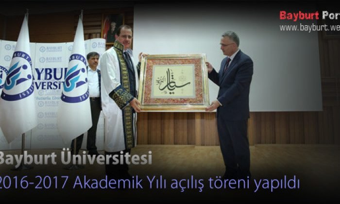 Bayburt Üniversitesi Akademik Yılı açılış töreni yapıldı
