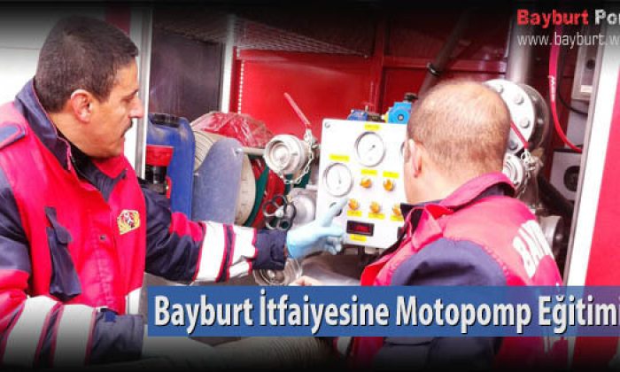 Bayburt İtfaiyesine Motopomp Eğitimi
