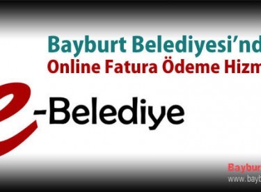Belediyeden Online Fatura Ödeme Hizmeti