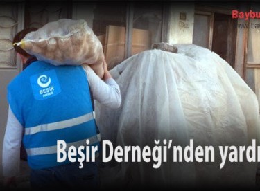 Bayburt Beşir Derneği’nden yardım eli