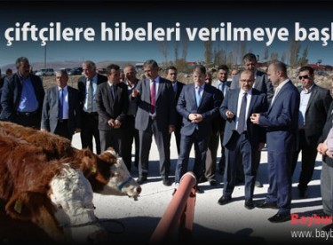 Genç çiftçilere hibeleri verilmeye başlandı